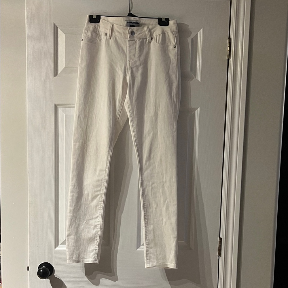Women's Straight Leg White Jeans